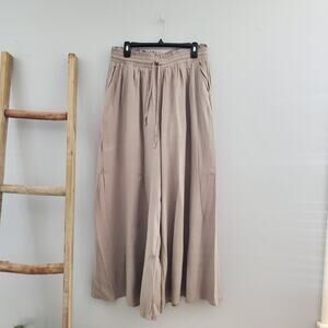 Dokotoo Women's Tan Casual Wide Leg Pants Size XL